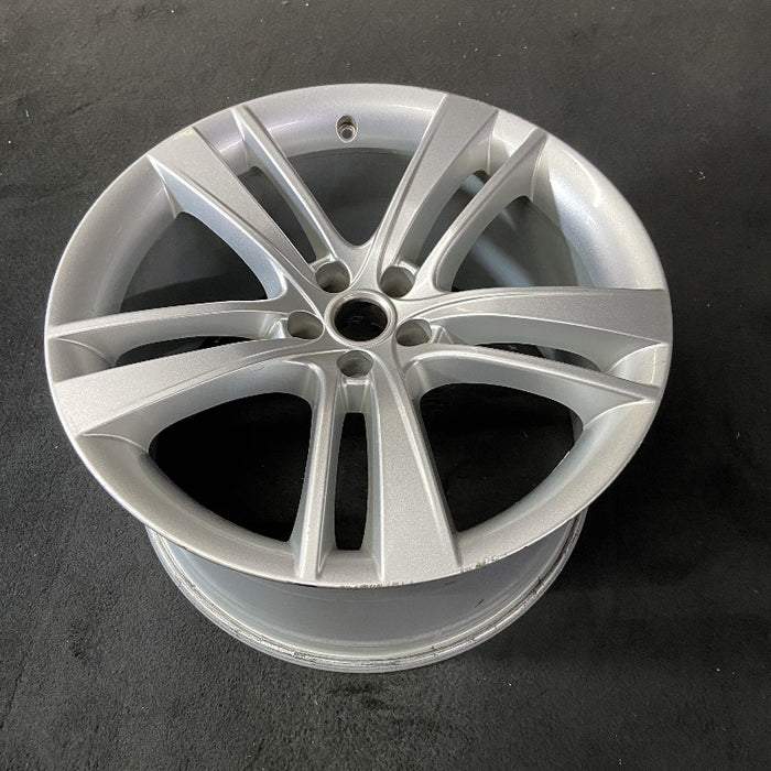 20" F TYPE 14-17 20x10.5 alloy 5 split spoke wide narrow spoke silver Original - View 8