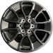 20" SEQUOIA 24 20x8 6 Y spoke black TRD off- Original OEM Wheel Rim - Front View