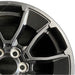 20" SEQUOIA 24 20x8 6 Y spoke black TRD off- Original OEM Wheel Rim - Side Profile