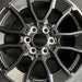 20" SEQUOIA 24 20x8 6 Y spoke black TRD off- Original OEM Wheel Rim - Angle View