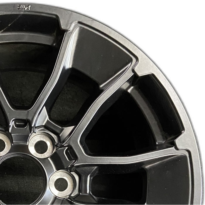20" SEQUOIA 24 20x8 6 Y spoke black TRD off- Original OEM Wheel Rim - Side Profile