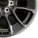 20" SEQUOIA 24 20x8 6 Y spoke black TRD off- Original OEM Wheel Rim - Close-Up Detail