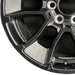 20" SEQUOIA 24 20x8 6 Y spoke black TRD off- Original OEM Wheel Rim - Back View