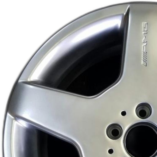 18" MERCEDES CL-CLASS 03-04 215 Type; CL500 18x9 5 spoke AMG rear ID 2204013702 - Angle View