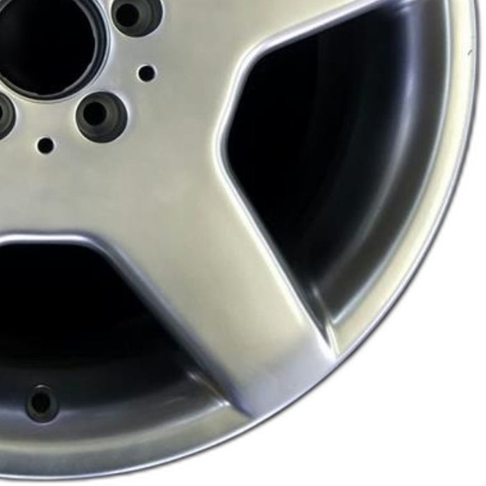 18" MERCEDES CL-CLASS 03-04 215 Type; CL500 18x9 5 spoke AMG rear ID 2204013702 - Close-Up Detail
