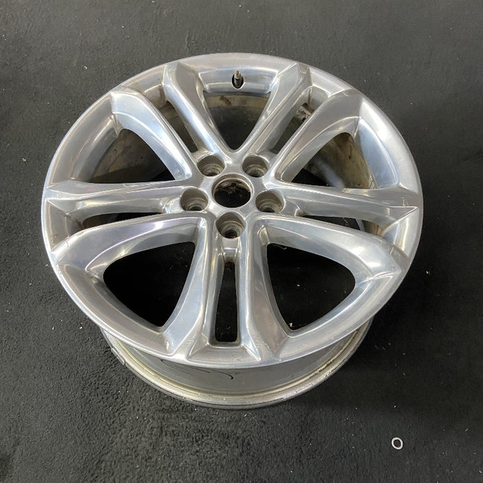 18" EDGE 15-18 18x8 aluminum TPMS 10 spoke 5 split spoke polished Original OEM Wheel Rim