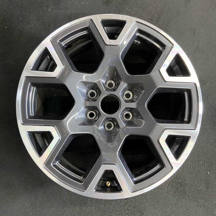 20" FORD F150 PICKUP 25 20x8.5, , single spoke, , silver Original OEM Wheel Rim - Angle View