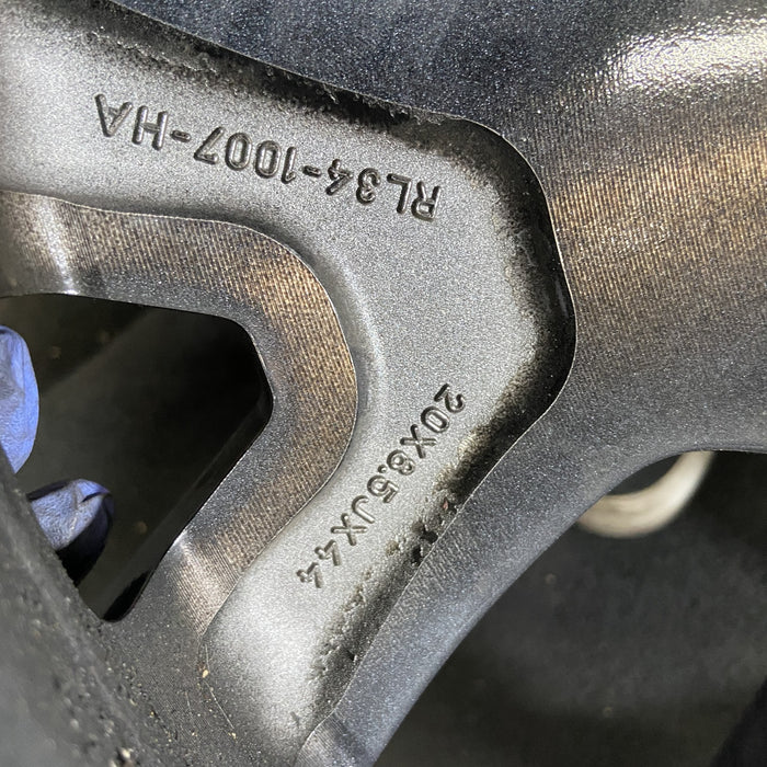 20" FORD F150 PICKUP 25 20x8.5, , single spoke, , silver Original OEM Wheel Rim - Back View