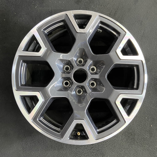20" FORD F150 PICKUP 25 20x8.5, , single spoke, , silver Original OEM Wheel Rim - Angle View