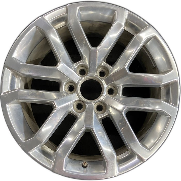 20" SIERRA 1500 PICKUP 19 , 20x9, 12 spoke, opt NZM Original OEM Wheel Rim - Front View