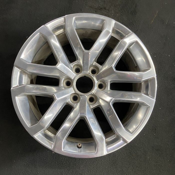 20" SIERRA 1500 PICKUP 19 , 20x9, 12 spoke, opt NZM Original OEM Wheel Rim - Angle View