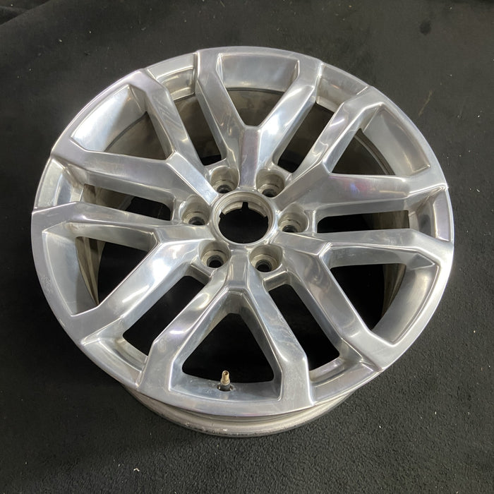 20" SIERRA 1500 PICKUP 19 , 20x9, 12 spoke, opt NZM Original OEM Wheel Rim - Side Profile