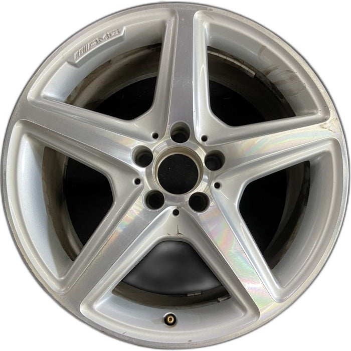 18" MERCEDES CLS-CLASS 12 218 Type; CLS550 AWD 18x9.5 AMG silver accents - Front View