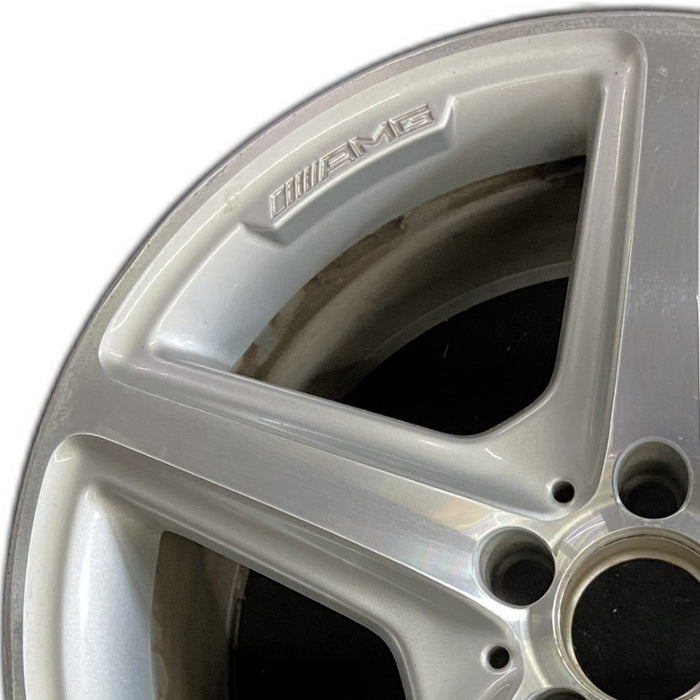 18" MERCEDES CLS-CLASS 12 218 Type; CLS550 AWD 18x9.5 AMG silver accents - Angle View