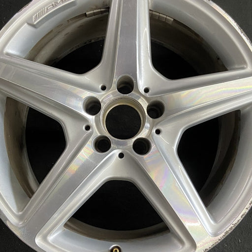 18" MERCEDES CLS-CLASS 12 218 Type; CLS550 AWD 18x9.5 AMG silver accents - Angle View