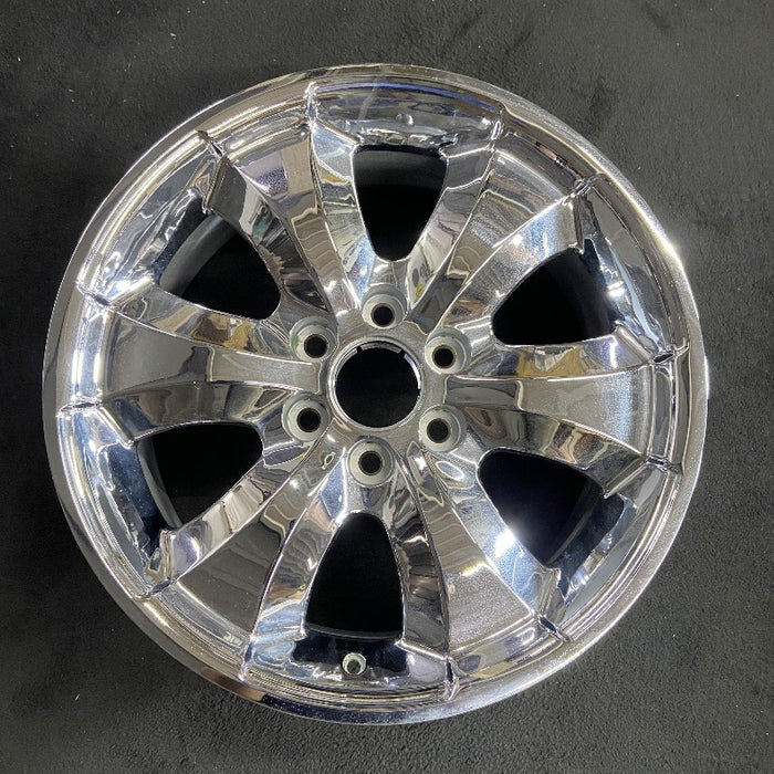 20" AVALANCHE 1500 06 20x8.5 polished 6 spoke single spokes flared Original OEM - Front View