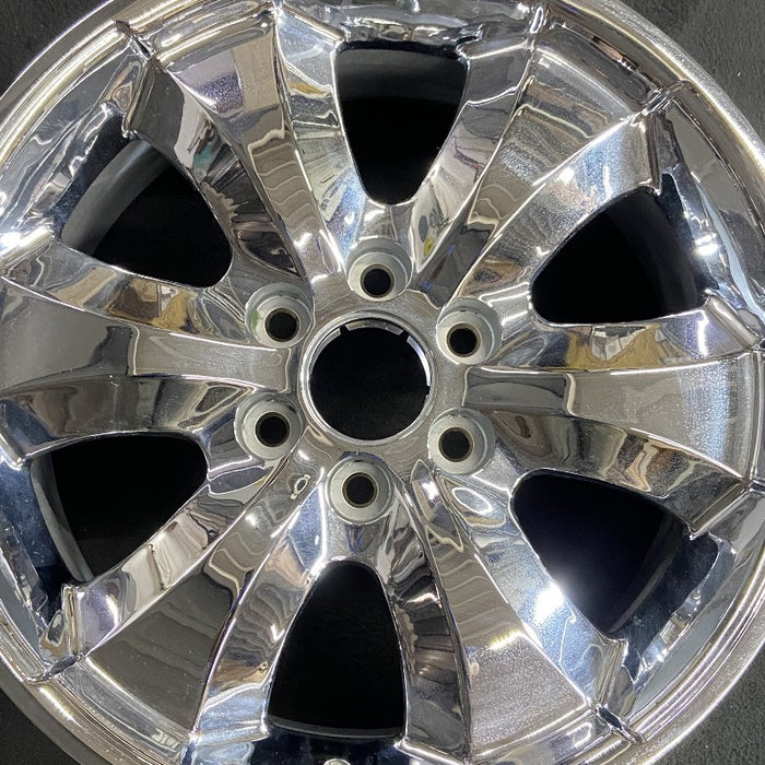 20" AVALANCHE 1500 06 20x8.5 polished 6 spoke single spokes flared Original OEM - Angle View