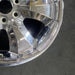 20" AVALANCHE 1500 06 20x8.5 polished 6 spoke single spokes flared Original OEM - Back View