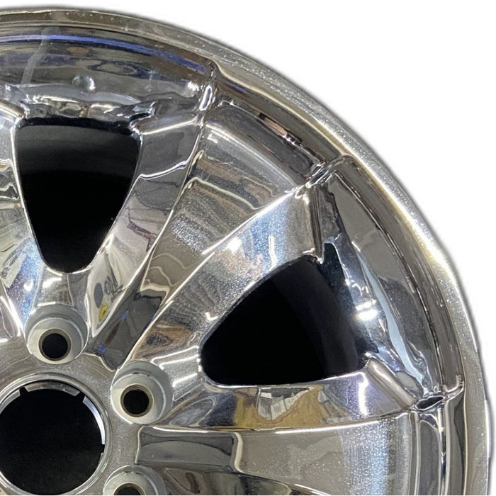 20" AVALANCHE 1500 06 20x8.5 polished 6 spoke single spokes flared Original OEM - Side Profile