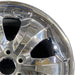 20" AVALANCHE 1500 06 20x8.5 polished 6 spoke single spokes flared Original OEM - Side Profile