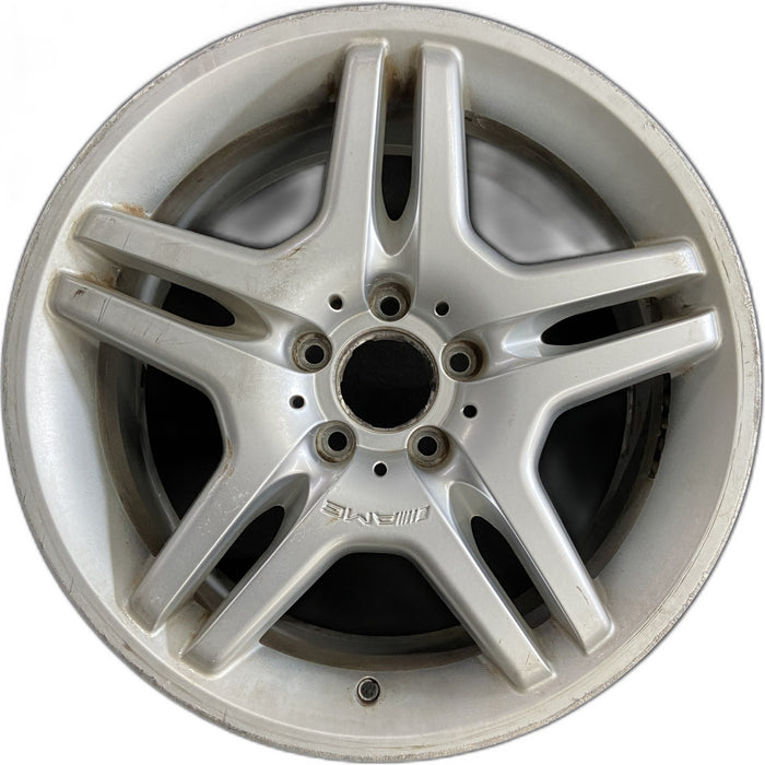 18" MERCEDES CL-CLASS 03-05 215 Type; CL55, 18x9 Original OEM Wheel Rim - Front View