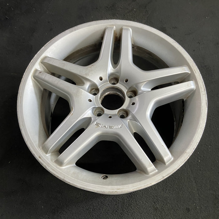 18" MERCEDES CL-CLASS 03-05 215 Type; CL55, 18x9 Original OEM Wheel Rim - Side Profile