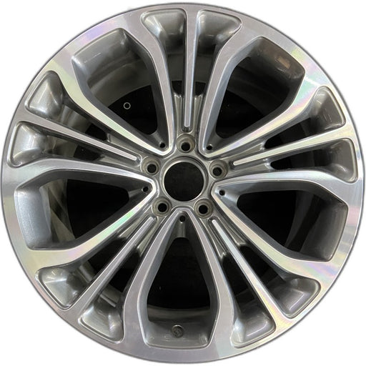 19" MERCEDES S-CLASS 15 217 Type; Cpe S550 19x9.5 15 spoke Original OEM Wheel - Front View