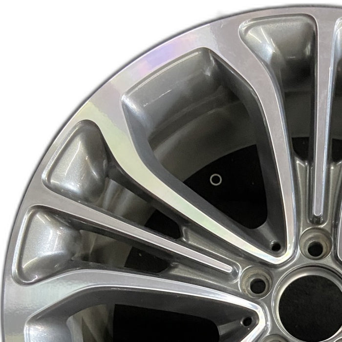 19" MERCEDES S-CLASS 15 217 Type; Cpe S550 19x9.5 15 spoke Original OEM Wheel - Angle View
