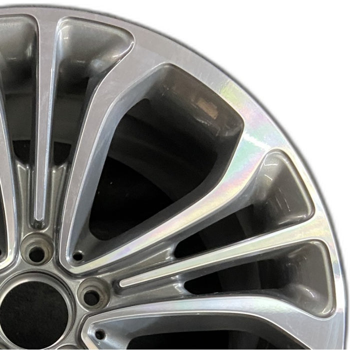 19" MERCEDES S-CLASS 15 217 Type; Cpe S550 19x9.5 15 spoke Original OEM Wheel - Side Profile