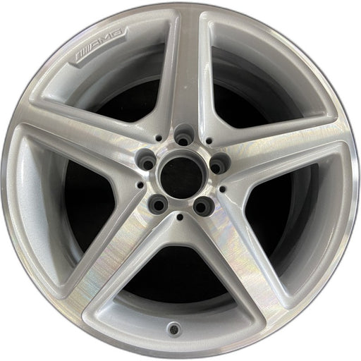 18" MERCEDES CLS-CLASS 12 218 Type; CLS550 AWD 18x9.5 AMG silver accents - Front View