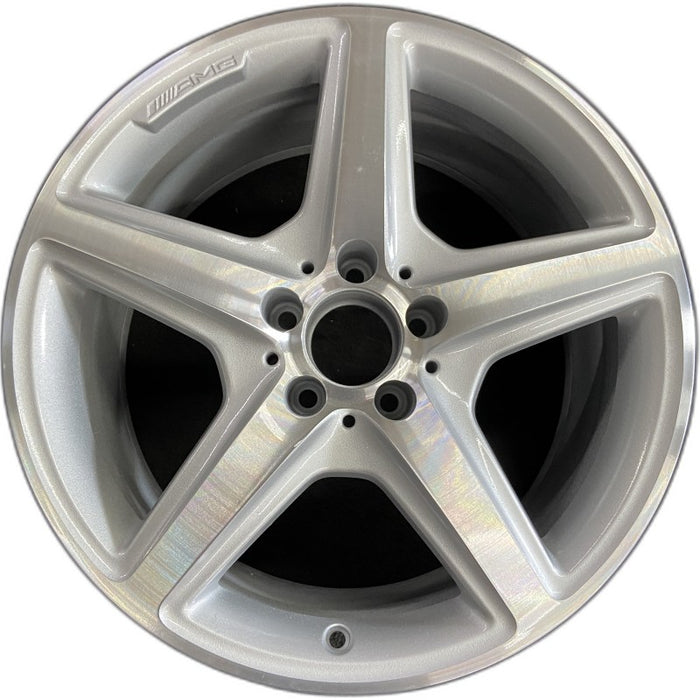 18" MERCEDES CLS-CLASS 12 218 Type; CLS550 AWD 18x9.5 AMG silver accents - Front View