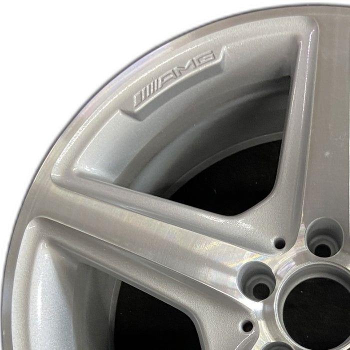18" MERCEDES CLS-CLASS 12 218 Type; CLS550 AWD 18x9.5 AMG silver accents - Angle View