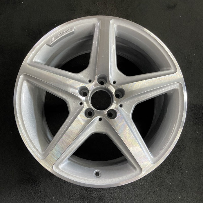 18" MERCEDES CLS-CLASS 12 218 Type; CLS550 AWD 18x9.5 AMG silver accents Original OEM Wheel Rim