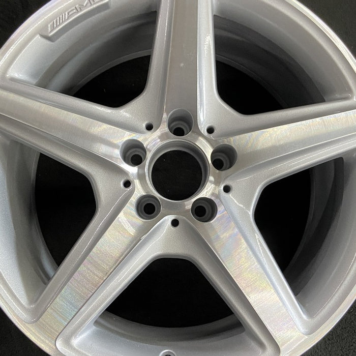 18" MERCEDES CLS-CLASS 12 218 Type; CLS550 AWD 18x9.5 AMG silver accents Original OEM Wheel Rim