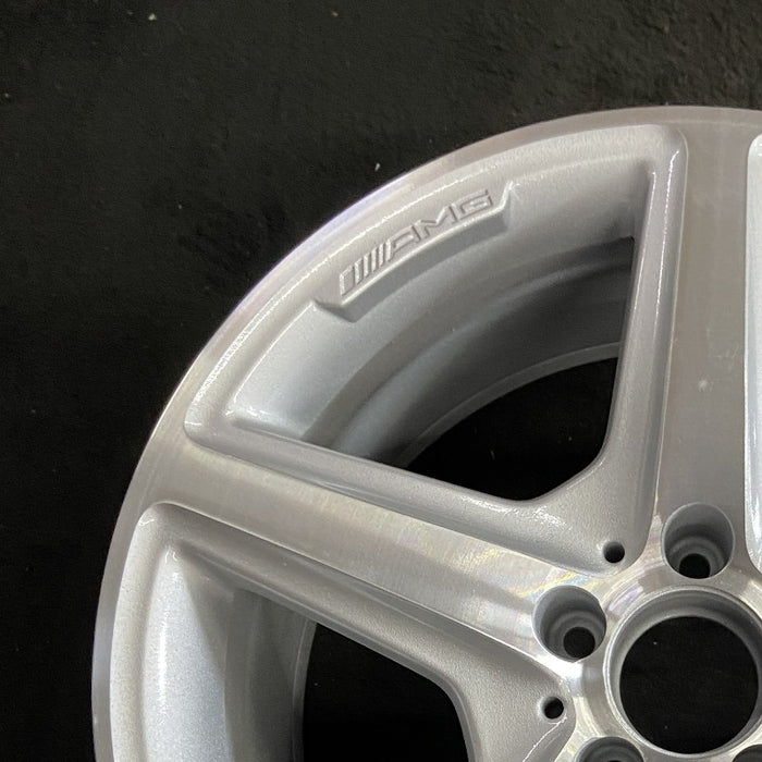 18" MERCEDES CLS-CLASS 12 218 Type; CLS550 AWD 18x9.5 AMG silver accents Original OEM Wheel Rim