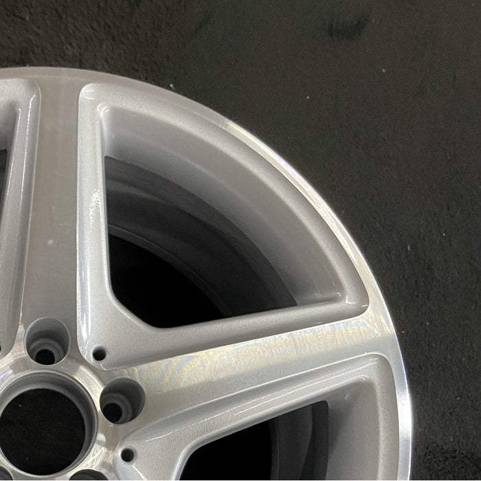 18" MERCEDES CLS-CLASS 12 218 Type; CLS550 AWD 18x9.5 AMG silver accents Original OEM Wheel Rim