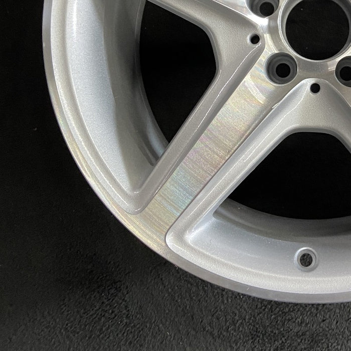 18" MERCEDES CLS-CLASS 12 218 Type; CLS550 AWD 18x9.5 AMG silver accents Original OEM Wheel Rim