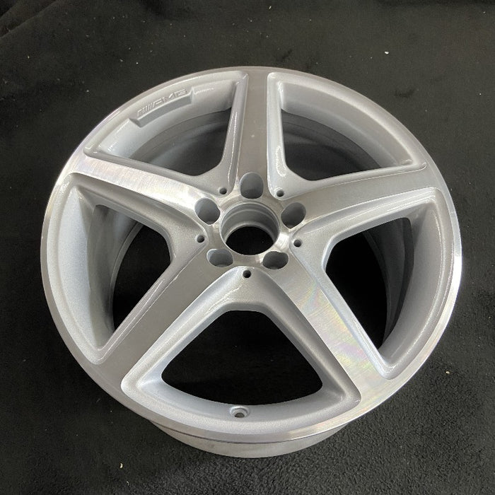 18" MERCEDES CLS-CLASS 12 218 Type; CLS550 AWD 18x9.5 AMG silver accents Original OEM Wheel Rim