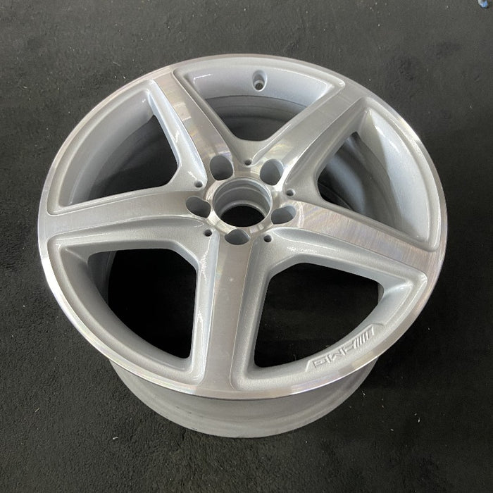 18" MERCEDES CLS-CLASS 12 218 Type; CLS550 AWD 18x9.5 AMG silver accents Original OEM Wheel Rim
