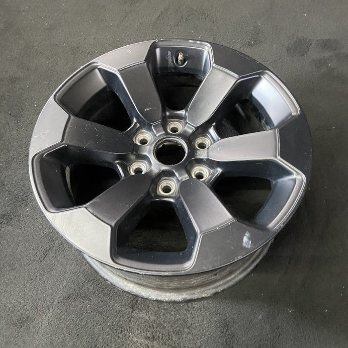 18" DODGE 1500 PICKUP 20-21 6 lug 18x8 aluminum 6 spoke opt WBS black Original OEM Wheel Rim