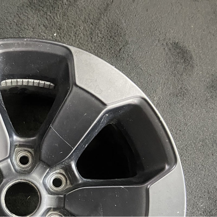 18" DODGE 1500 PICKUP 20-21 6 lug 18x8 aluminum 6 spoke opt WBS black Original OEM Wheel Rim