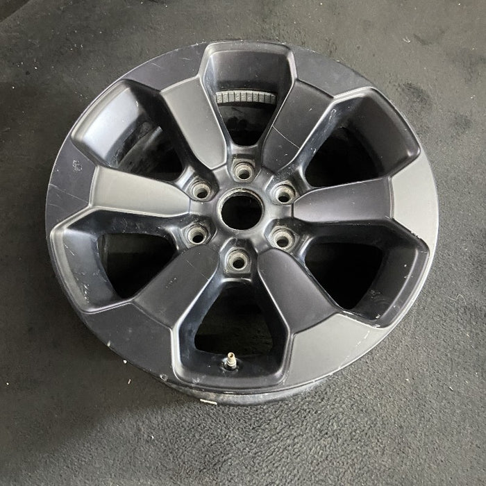 18" DODGE 1500 PICKUP 20-21 6 lug 18x8 aluminum 6 spoke opt WBS black Original OEM Wheel Rim