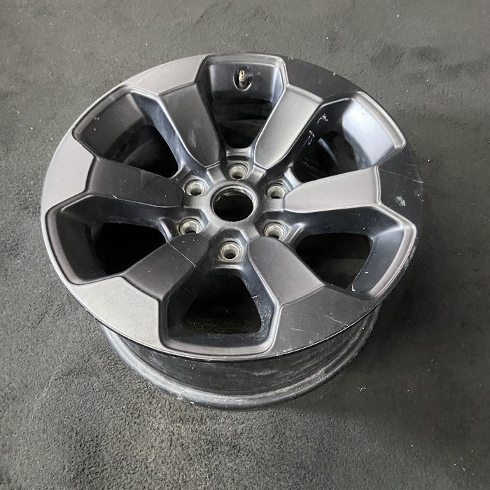 18" DODGE 1500 PICKUP 20-21 6 lug 18x8 aluminum 6 spoke opt WBS black Original OEM Wheel Rim