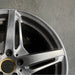 19" MERCEDES GT 16 190 Type; 19x9 5 split spokes black Original OEM Wheel Rim - Close-Up Detail
