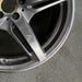 19" MERCEDES GT 16 190 Type; 19x9 5 split spokes black Original OEM Wheel Rim - Back View