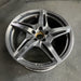 19" MERCEDES GT 16 190 Type; 19x9 5 split spokes black Original OEM Wheel Rim - View 7