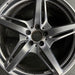 20" MERCEDES GT 16 190 Type; 20x11 5 split spokes black Original OEM Wheel Rim - Angle View