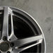 20" MERCEDES GT 16 190 Type; 20x11 5 split spokes black Original OEM Wheel Rim - Close-Up Detail