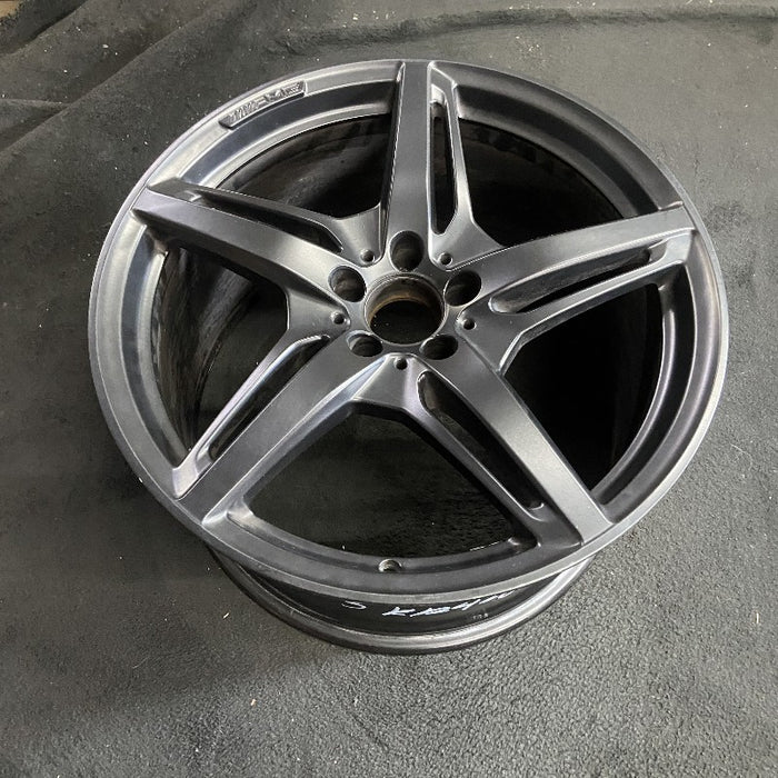 20" MERCEDES GT 16 190 Type; 20x11 5 split spokes black Original OEM Wheel Rim - View 7