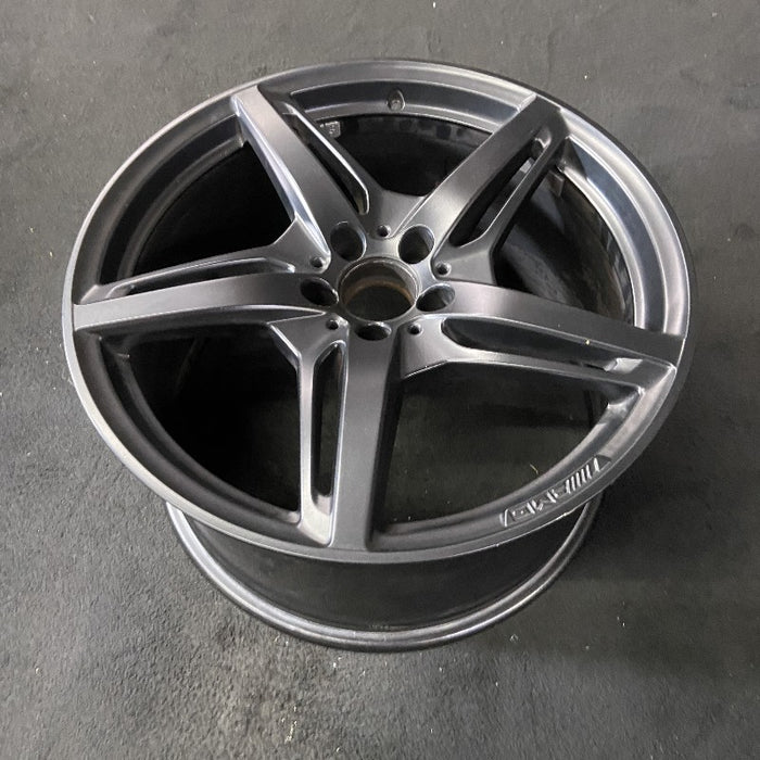 20" MERCEDES GT 16 190 Type; 20x11 5 split spokes black Original OEM Wheel Rim - View 8